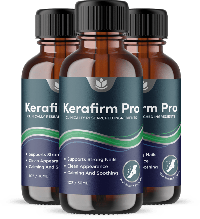 KeraFirm Pro nail care oil bottles
